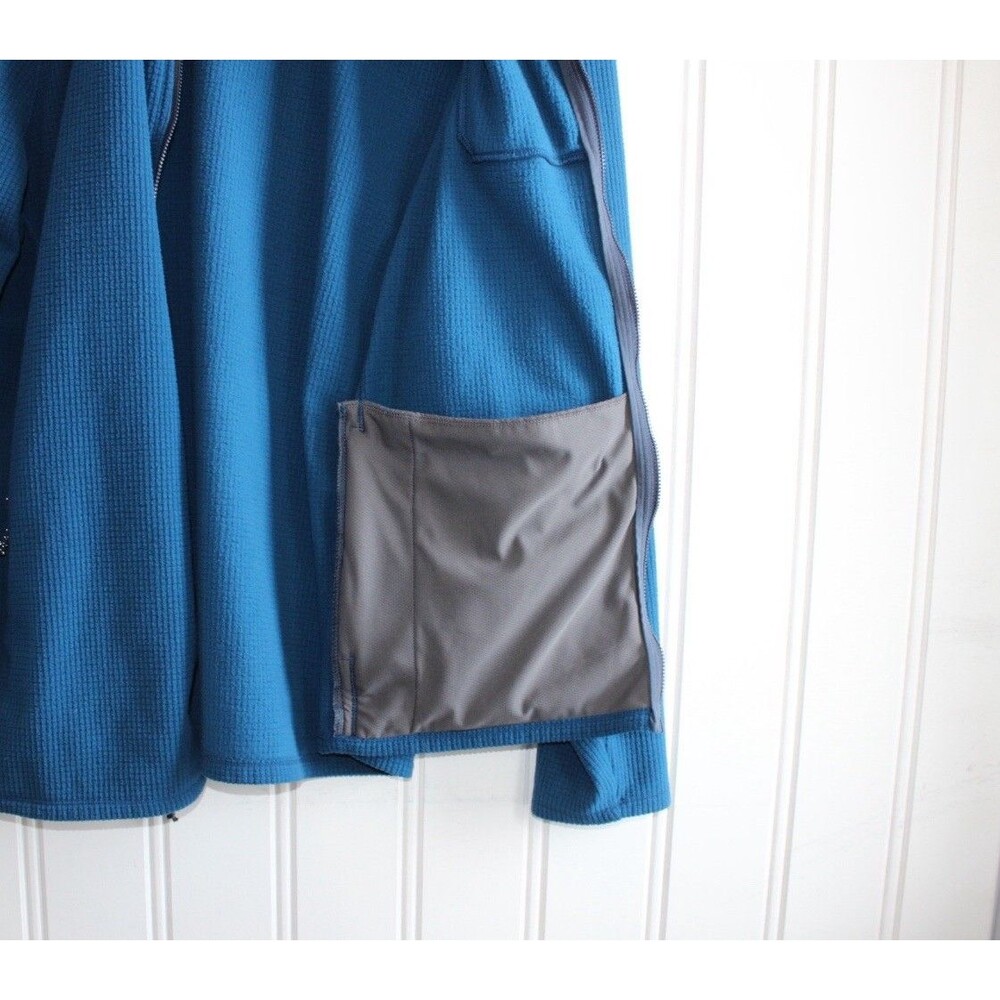 L.L. Bean Pathfinder Performance Fleece Jacket Full Zip‎ Blue Mens Size LG Tall - Picture 11 of 12